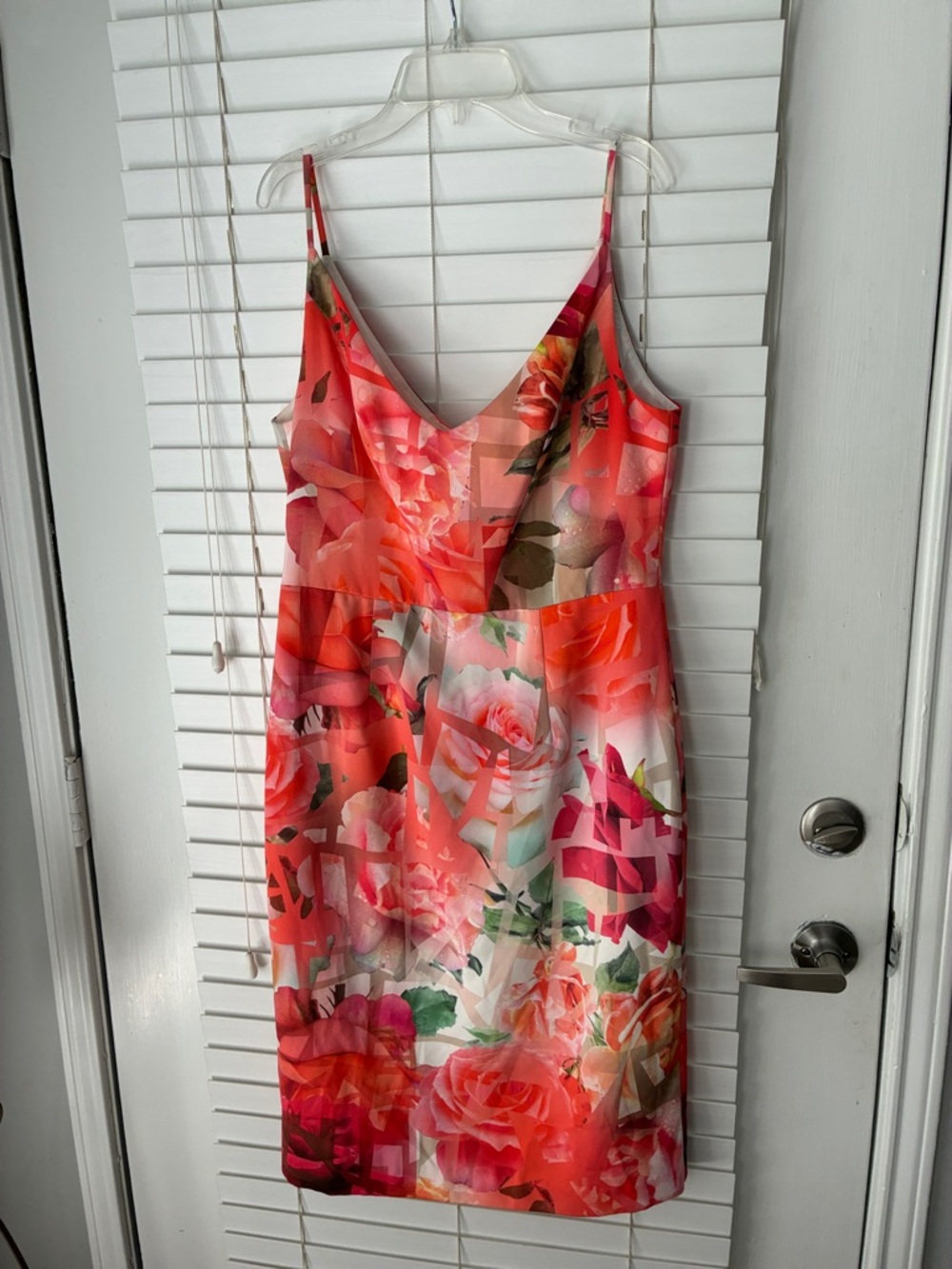 Black Halo Dress Jeanette Floral Sheath SZ 12 Like New!